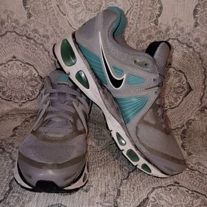 Nike Air Max Tailwind 4 Flywire Gray Teal Running Shoes #453975-030 Women's 8